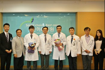 인하대병원, 이종욱 펠로우십 연수과정 마친 해외연수의사 2명 수료